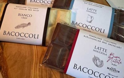 Nya smaker. Äkta handgjord italiensk choklad från Bacoccoli